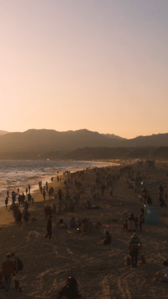Crowd at Dusk
